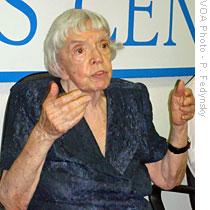 Head of Moscow Helsinki Group Lyudmilla Alexeyeva 