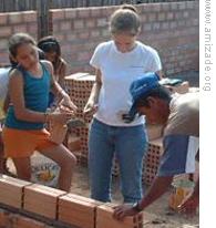 Amizade volunteers learn about local culture and make friends as they work in the communities throughout the world.