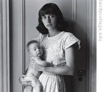 Self-portrait with daughter Doon