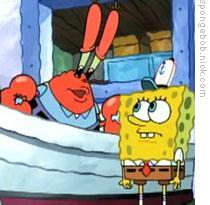 SpongeBob with Mr. Krabs