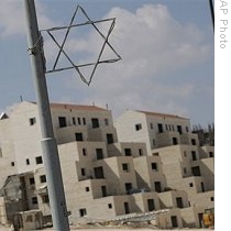 A view of a construction site of a new housing development in the West Bank Jewish settlement of Maaleh Adumim, on the outskirts of Jerusalem, 06 Sep 2009
