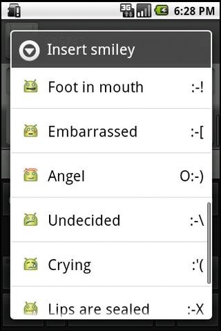 Android smiley