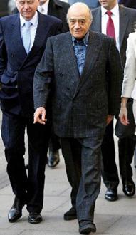 Mohamed&nbsp;al-Fayed&nbsp;arrives&nbsp;for&nbsp;the&nbsp;inquest&nbsp;into&nbsp;the&nbsp;deaths&nbsp;of&nbsp;Princess&nbsp;Diana&nbsp;and&nbsp;Dodi&nbsp;al-Fayed&nbsp;at&nbsp;the&nbsp;High&nbsp;Court&nbsp;in&nbsp;London&nbsp;Feb.&nbsp;18,&nbsp;2008.&nbsp;(Xinhua/Reuters&nbsp;Photo)