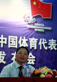 Wang&nbsp;Xinxian,&nbsp;president&nbsp;of&nbsp;National&nbsp;Paralympic&nbsp;Committee&nbsp;of&nbsp;China&nbsp;(Photo&nbsp;credit:&nbsp;Zhang&nbsp;Yu)