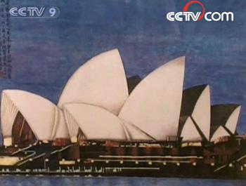 A fascinating painting exhibition is underway at UN headquarters in New York. On exhibition are depictions of the culture and natural settings of every member country.(Photo: CCTV.com)