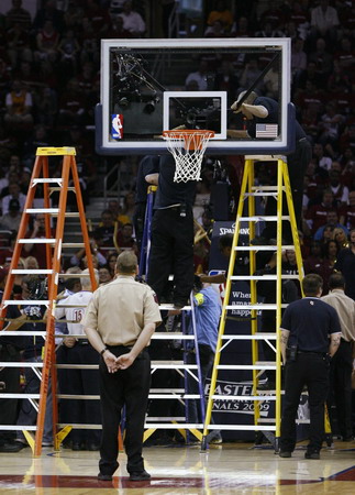 Superman makes super dunk