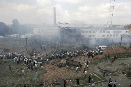 Suicide truck bomb kills at least 20 in Russia