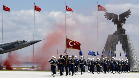 Ceremony held for the air force graduates in Istanbul