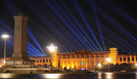 National museum lights up ahead of anniversary