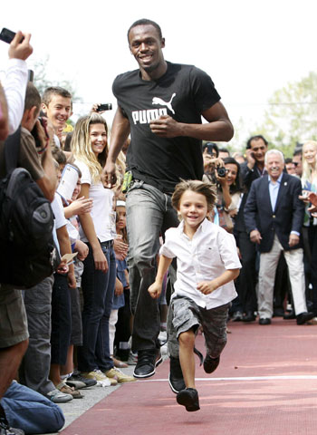 Hey, Usain, catch me if you can