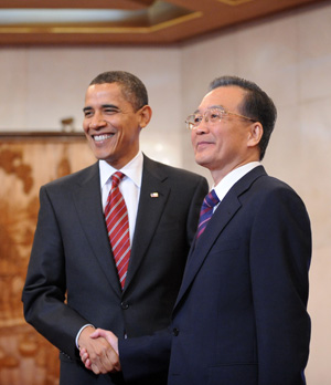 Wen&nbsp;meets&nbsp;Obama