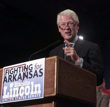 Bill Clinton visiting 'The Daily Show' on Thursday