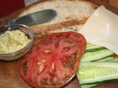 veggies sandwich ingredients